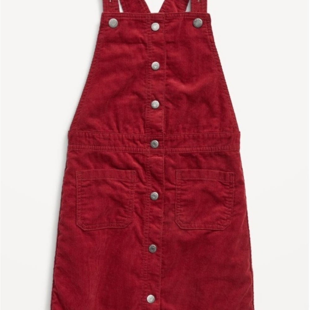 Old Navy Red Corduroy Kids Dress